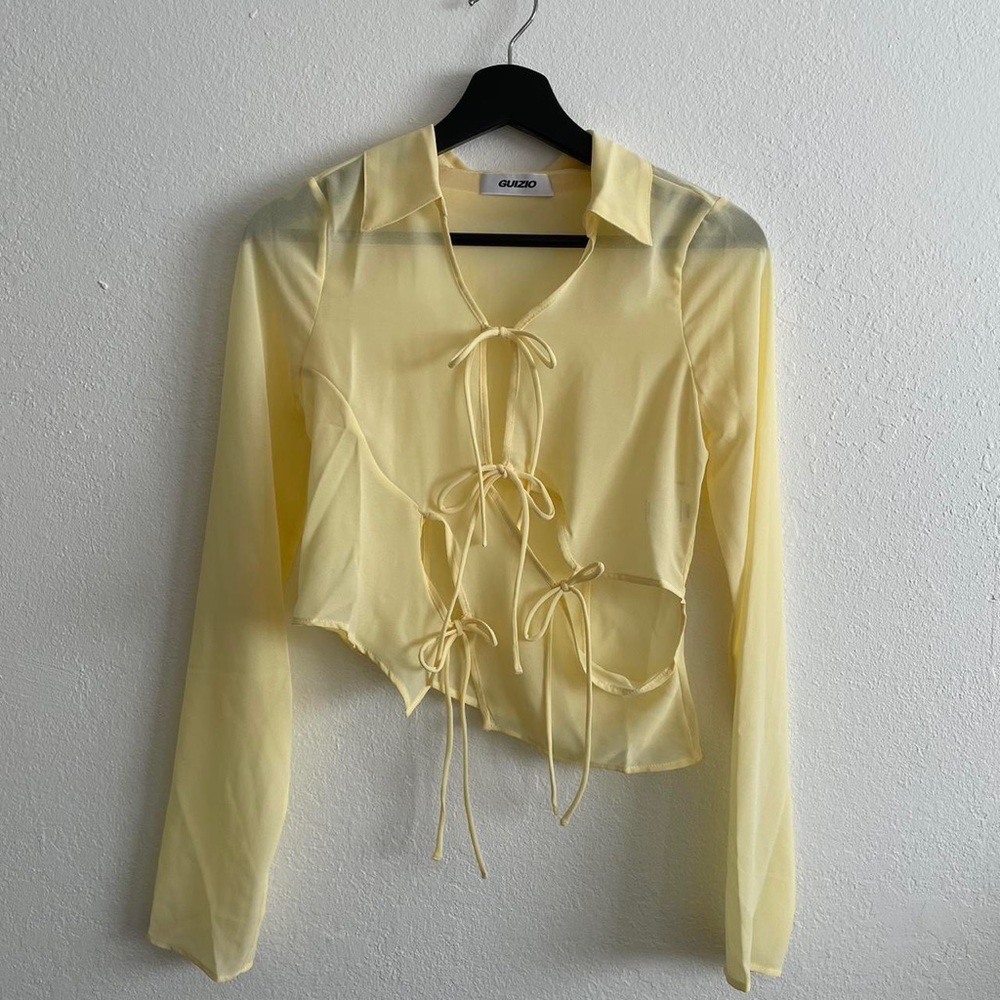 NWT Danielle Guizio Cutout Blouse